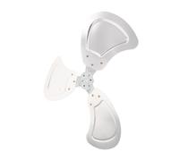 Levemolo pales de ventilateur, remplacement des pales d'un ventilateur électrique, 3 pales, trou d'arbre 10 mm, aluminium, usage bureau et grandes usines, surface aérodynamique, finition
