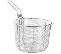 Levemolo Panier à Friture Inox avec Poignée Ergonomique Panier Passoire Mailles Fines Rigide pour Pâtes Légumes Viande Chaleur Réutilisable et Facile à Nettoyer