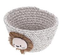 Levemolo Panier de Rangement Tressé pour Jouets et Produits de Toilette, Petit Modèle en Corde, pour Chambre d'Garçon et Filles ou Salle de Bain