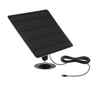 Levemolo Panneau Solaire 20W 6V Monocristallin avec Supports de Montage et Ancrages pour Éclairage d'Urgence Installation Flexible Extérieur Résistant à l'Eau