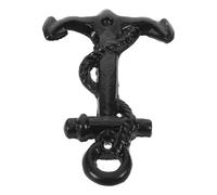 Levemolo Patère Murale Ancre Fonte Crochet Rétro Fer pour Salle de Bain et Entrée Support Mural Robuste pour Manteaux Serviettes Chapeaux Décoration Nautique