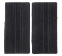 Levemolo Patins Antidérapants pour Grosse Caisse, 1 Paire en Caoutchouc Noir, Protection de Cercle de Tambour, Accessoire Percussion Solide pour Support de Batterie, Accessoires de