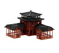 Levemolo Pavillon Miniature - Statuette de pavillon Miniature, Architecture Chinoise pour Maison de poupée, Accessoires de Jardin féérique, décoration Zen pour Aquarium