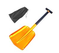 Levemolo Pelle à Neige Pliante en Aluminium Large pour Voiture - Grattoir à Glace Rétractable Amovible - Outil de Déneigement Léger et Compact pour Camping et Voyage Hivernal