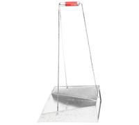 Levemolo Pelle à Poussière Métal Robuste pour Nettoyage Domestique Large Ouverture Capacité Pelle Multifonctionnelle sans Pencher pour Déchets et Poussière