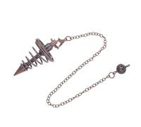 Levemolo Pendentif Divinatoire en Métal Creux Conique Ajouré, Style Spirale, en Fer et Cuivre, Léger et Robuste, Accessoire Bijouterie pour Femmes, pour Décoration Quotidienne et Usage