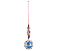 Levemolo Pendentif en Boules de Sachet Creuses, Pendentif pour Téléphone, Porte-clés Anti-perte, Décoratif, Alliage de Cuivre Argenté, Chinois, Argenté