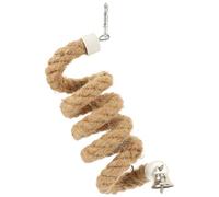 Levemolo Perchoir Suspendu en Corde 1 Mètre pour Cage Oiseau en Coton Adapté aux Perroquets de Petite et Moyenne Taille