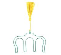 Levemolo Pince Métallique pour Partitions de Musique avec Décoration Gland Clip Page et Polyvalent pour Lecteurs Étudiants et Musiciens Support Pratique pour Marque-pages