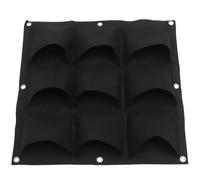 Levemolo Pochette de Plantation Murale en Feutre Noir Jardinière Suspendue Verticale pour Culture avec Aération et Drainage Support pour Racines et Sol