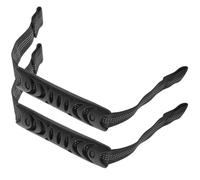 Levemolo Poignée D'appui-tête en Nylon Noir pour Voiture, Lot de 2 Pièces, Résistante à l'usure, Aide à Sortir du Véhicule, Accessoire Pratique pour Siège Arrière