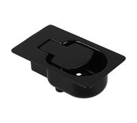 Levemolo Poignée de Fauteuil Inclinable en Alliage d'Aluminium, Poignée de Déverrouillage Réglable, Montage Simple sans Outil, 1 Pièce Noire, Compatible Mobilier de Bureau et Salon