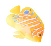 Levemolo Poisson Plastique Simulé Angelfish Décor Aquarium Ornement sans Pollution pour Vivier et Aquarium