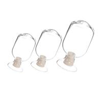 Levemolo Porte-Allumettes en Verre Transparent Lot de 3 Couvercles pour Allumettes Classiques, Décoration Cheminée et Rangement la Cuisine Pratique