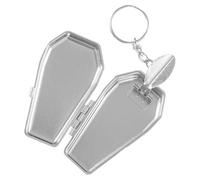 Levemolo Porte-Clés Cendrier en Métal Mini Forme Cercueil Cendrier de Poche Portable Compact pour Cigarettes Accessoire Original pour Voyage et Usage Extérieur