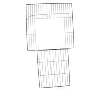 Levemolo Porte Grillagée pour Cage à Chien et Lapin Panneau Fer Assemblé Robuste et Pratique Installation sans Outil Compatible Cage Chat Intérieur et Enclos Chiens
