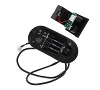 Levemolo Préampli Micro Électro-Acoustique 4 Bandes avec Égaliseur Eq Intégré et Accordeur LCD pour Guitare Acoustique Système de Préampli Compact sans Batterie Égaliseur pour Instruments