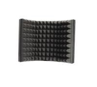 Levemolo Protection du Microphone Pare-vent Abs Noir et Mousse, Filtre Anti-bruit Adapté pour Studio D'enregistrement, Accessoire Pratique pour Microphone