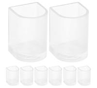 Levemolo Protège-talons Hauts Antidérapants 12 Pièces PVC pour Talons | Couvre-talons Transparents, Installation Facile, du Bruit, pour Mariages Extérieurs et Salles Calmes