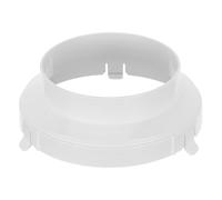 Levemolo Raccord de conduit d'évacuation de climatiseur, adaptateur de tuyau portable pour interface de ventilation, plastique blanc, paroi intérieure lisse sans bavure, pour fenêtre