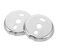 Levemolo Rondelles de Fixation Installation Rapide Kit de 2 Pièces en Acier Inoxydable Argenté et Base Stable, Design Minimaliste pour Porte-serviettes pour Salle de Bain