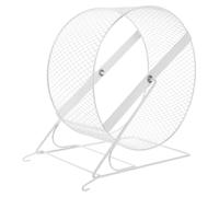 Levemolo Roue d'exercice pour Hamster et Écureuil en Fer Support Intégré, Silencieuse, Solide pour Petits Animaux en Intérieur