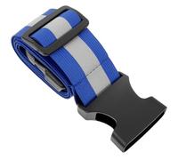 Levemolo Sangle Réfléchissante de Course Élastique Design Ajustable en Tissu Extensible Bleu pour Course Nocturne et Escalade en Montagne