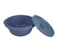 Levemolo Seau percée portable avec couvercle pour adultes et personnes âgées, chaise percée compacte en plastique avec bords arrondis, pot à urine domestique pour femmes et personnes handicapées
