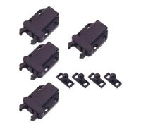 Levemolo Serrure de Porte de Placard à Ressort Silencieuse 4pcs en Abs Forte Capacité de Charge pour Tiroir et Armoire la Cuisine