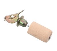 Levemolo Sifflet D'oiseau Simulé Pour Dressage D'oiseaux Pour La Pratique Sifflent Beige Métal