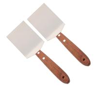 Levemolo Spatule inox cuisine pelle à steak et pizza ustensile pour barbecue accessoire café confortable à tenir usage professionnel