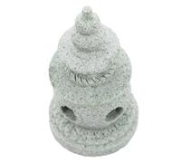 Levemolo Statue de Mini-pagode : Sculpture Miniature en grès pour bonsaï - Sculpture Asiatique pour Aquarium - Ornements pour Aquarium - Figurines de Jardin Zen