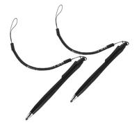 Levemolo Stylet Capacitif 2 Pièces Pointe Souple en Tissu Fibreux et Cordon de Sécurité pour Dessin et Écriture sur Tablette