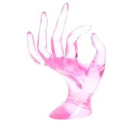 Levemolo Support Bijoux Main Décoratif Transparent Porte-bagues Multifonction Léger et Facile à Nettoyer Présentoir Élégant pour Bracelets et Colliers sur Table pour Vitrines et Boutiques