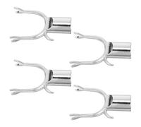 Levemolo Support de Branches Installation Rapide pour Arbres Fruitiers 4 Pièces en Alliage D'aluminium Argenté Diamètre 22mm pour Prévenir la Casse sous Pression pour Verger et Jardin