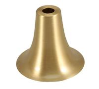 Levemolo Support de Douille en Laiton Or pour Lampe à Suspendre et Plafonnier, Robuste et Compatible, Forme Trompette Élégante pour Décoration Intérieure