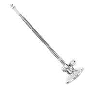 Levemolo Support de Mât de Drapeau Réglable 1,2 M Ventouse pour Voiture Extérieur Acier Inoxydable Argenté, Base Multi-Usage Résistante au Vent pour Drapeaux de Véhicule