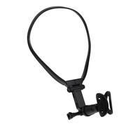 Levemolo Support de Microphone Suspendu Autour du Cou en Métal Réglable, Clips Universels, Léger et Portable pour Musiciens Chantant en Extérieur et Scène Live, Accessoire pour Diffusion
