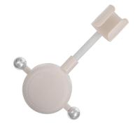 Levemolo Support de Tulipe à Ventouse sans Perçage en Abs Blanc, Réglable et Facile à Nettoyer, pour Salles de Bains et Douches pour Garçon et Filles