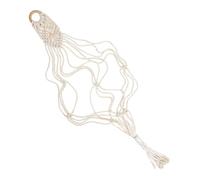 Levemolo Support Mural Guitare en Macramé Corde Coton, Cintre Suspendu pour Ukulélé et Rangement Mural pour Instruments à Domicile