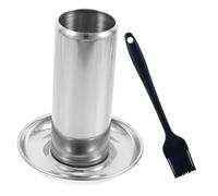 Levemolo Support Poulet Vertical INOX avec Plateau Récupérateur pour Gril et Four Rack Pratique pour Cuisson Uniforme Intérieur et Extérieur Couleur Aléatoire Couleur Aléatoire