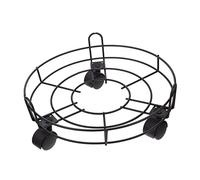 Levemolo Support Rond pour Plantes en Pot à roulettes 33 Cm, Base Mobile en Métal pour Pots De Fleurs Lourds, Usage Intérieur Et Jardin, Facilite Le Déplacement des Jardinières
