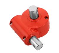 Levemolo Système D'enroulement de Film Manuel pour Serrage, Accessoire à Manivelle, Alliage D'aluminium et Acier, Rouge, Auto-bloquant, pour Ventilation Horticole