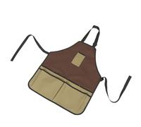 Levemolo Tablier de Jardinage Imperméable en Tissu Oxford, Taille Unique, avec Grandes Poches Multifonctions et Ceinture Porte-Outils à Dos Croisé, pour Récolte, Plantation et Entretien