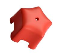 Levemolo Tabouret Plastique Antidérapant Petit Modèle Tabouret Empilable Rouge en Polypropylène Léger Repose-Pieds pour Garçon et Filles Maison et Salle de Bain de Mer Pratique