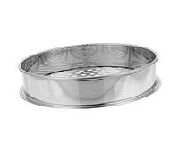 Levemolo Tamis en Acier Inoxydable 20 Cm Trou Rond 10 Mm pour Tamisage du Sol en Jardinage, Tamiseur De Boue Portable Et Filet Filtrant pour Affiner La Terre Avant Plantation