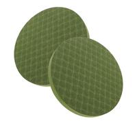 Levemolo Tapis de Contemplation Yoga Vert en Eva Léger Antidérapant, Coussin de Genou Confortable pour Exercices de Fitness et Yoga Intérieur