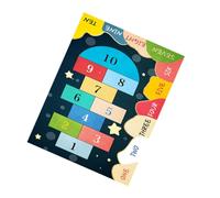 Levemolo Tapis de Sol Hopscotch Antidérapant pour Chambre Garçon Fille Tapis de Jeu Décoratif et Confortable pour Garçons et Filles Adapté Nurserie et Salle de Jeux