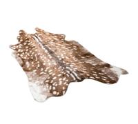 Levemolo Tapis Décoratif Motif Cerf Sika Tapis de Sol Lavable et Réutilisable pour Salon et Chambre DouxC