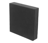 Levemolo Tapis D'isolation Acoustique Forme Rectangulaire en Plastique et Caoutchouc Absorbant Le Son pour Batterie et Caisson de Basse pour Studio et Espace Musical